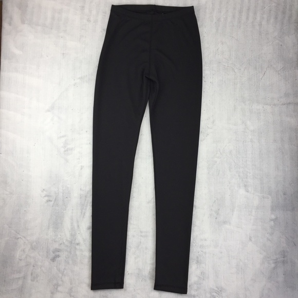 Hot Chillys Leggings / Activewear Black Sz Medium Elastic Waist Stretchy - Picture 1 of 4